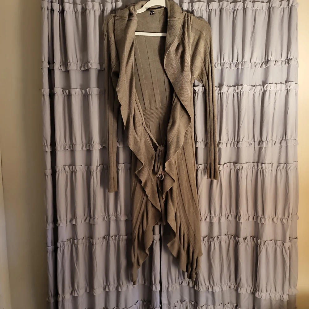Long Ruffled Sweater - Picture 1 of 5